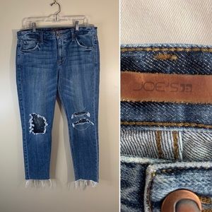 Joe’s boyfriend slim ankle jeans. Size 30